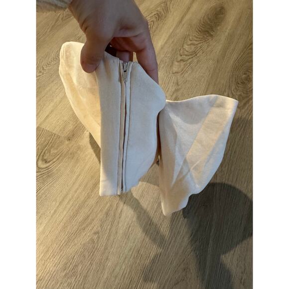 Hutch Cropped Corset Top with Oversized Bow in White Straight Neckline Size 8 - Picture 5 of 9